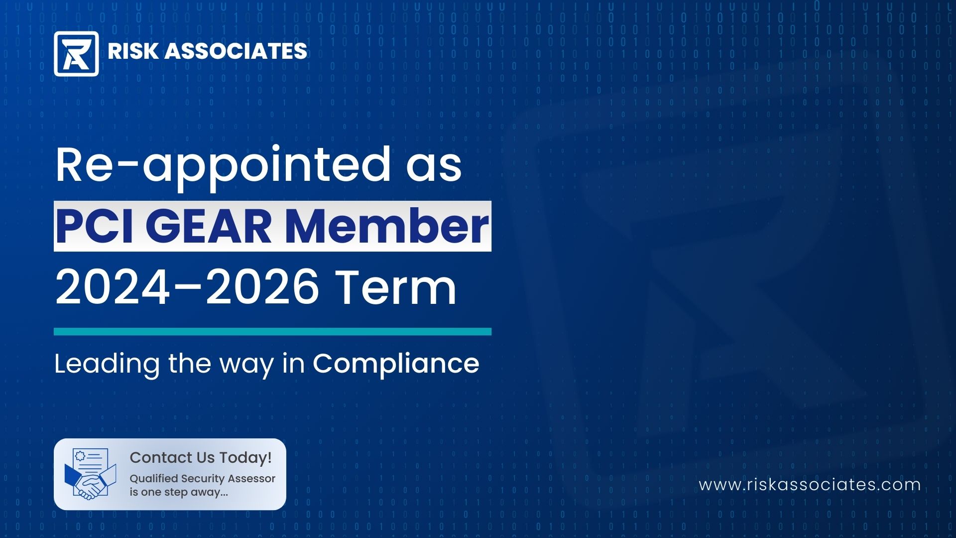 Risk Associates Reappointed to the Global Executive Assessor Roundtable (GEAR) for 2024–2026