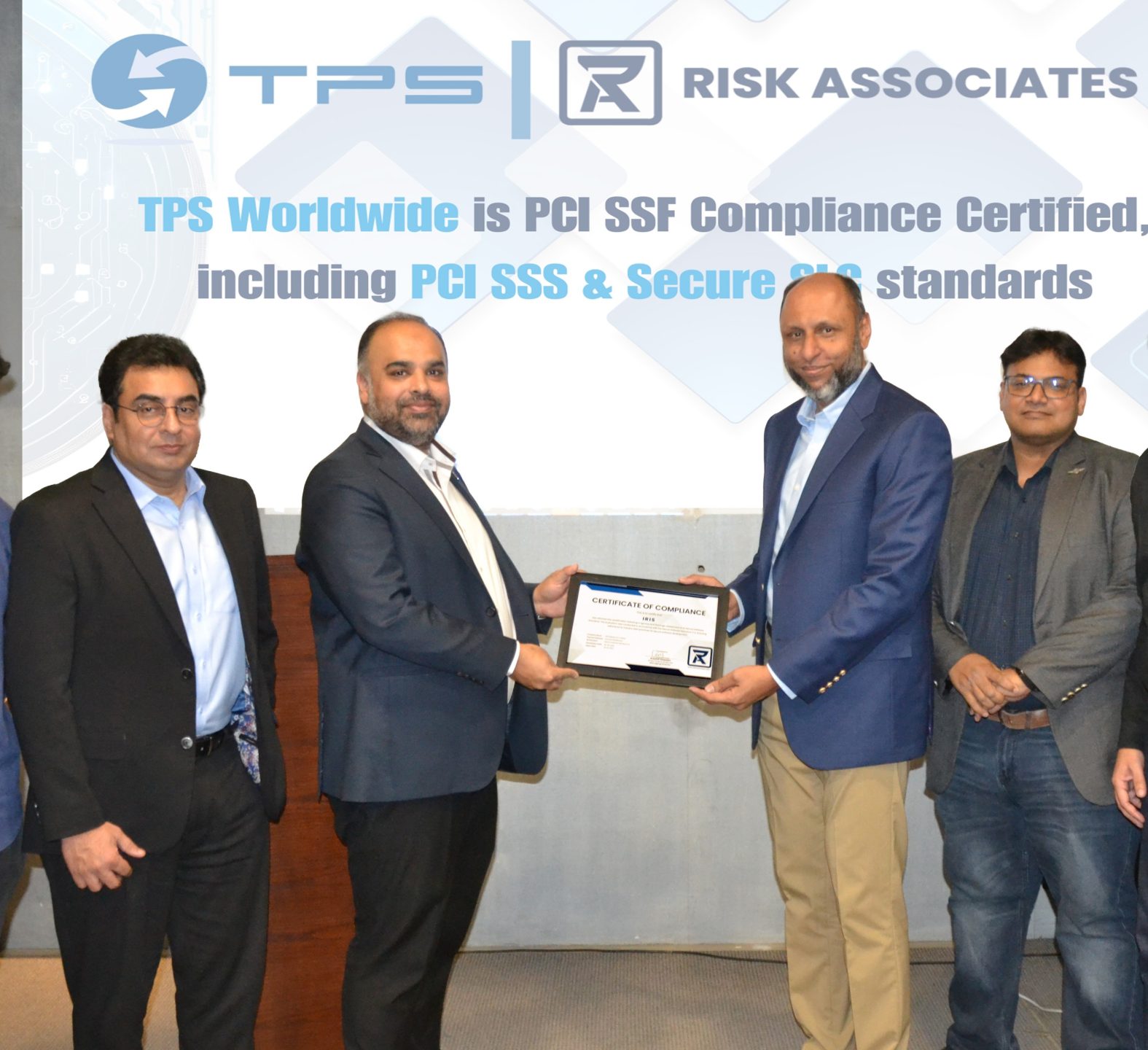 Risk Associates Certifies TPS for PCI SSF Compliance, Including PCI SS & Secure SLC Standards
