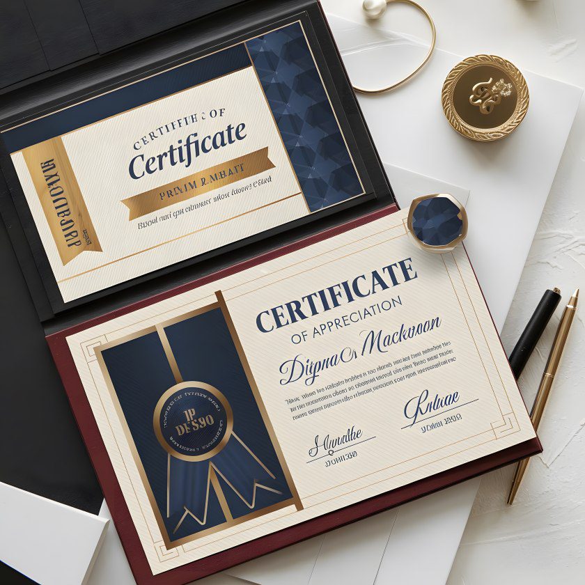 Recognitions, Certificate bg
