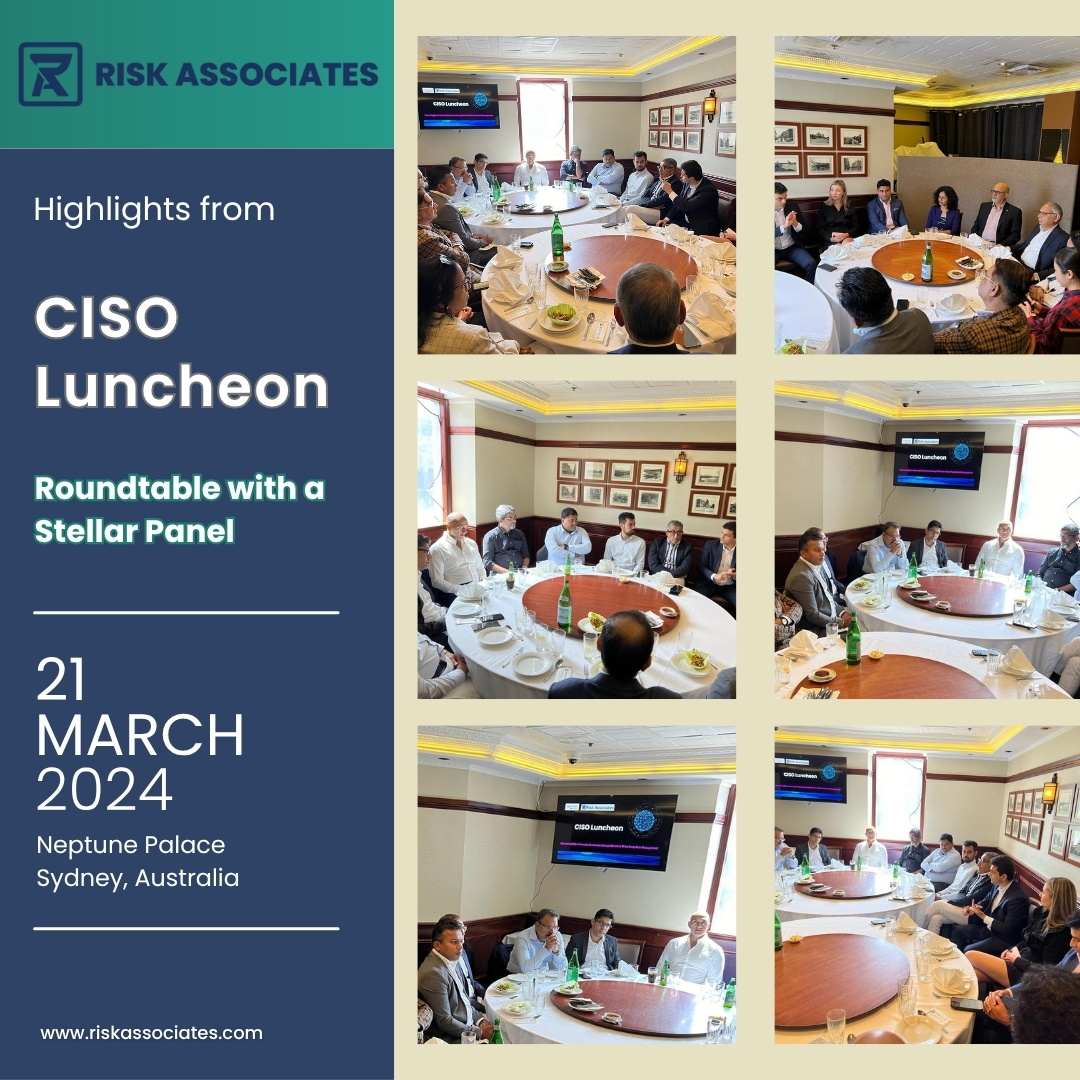 Collage: CISO Luncheon Highlights from Roundtable with a Stellar Panel